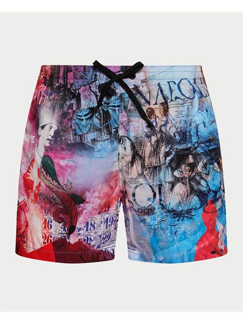 Move swim trunks with Naples print MOVE | SVN 25NAPOLI